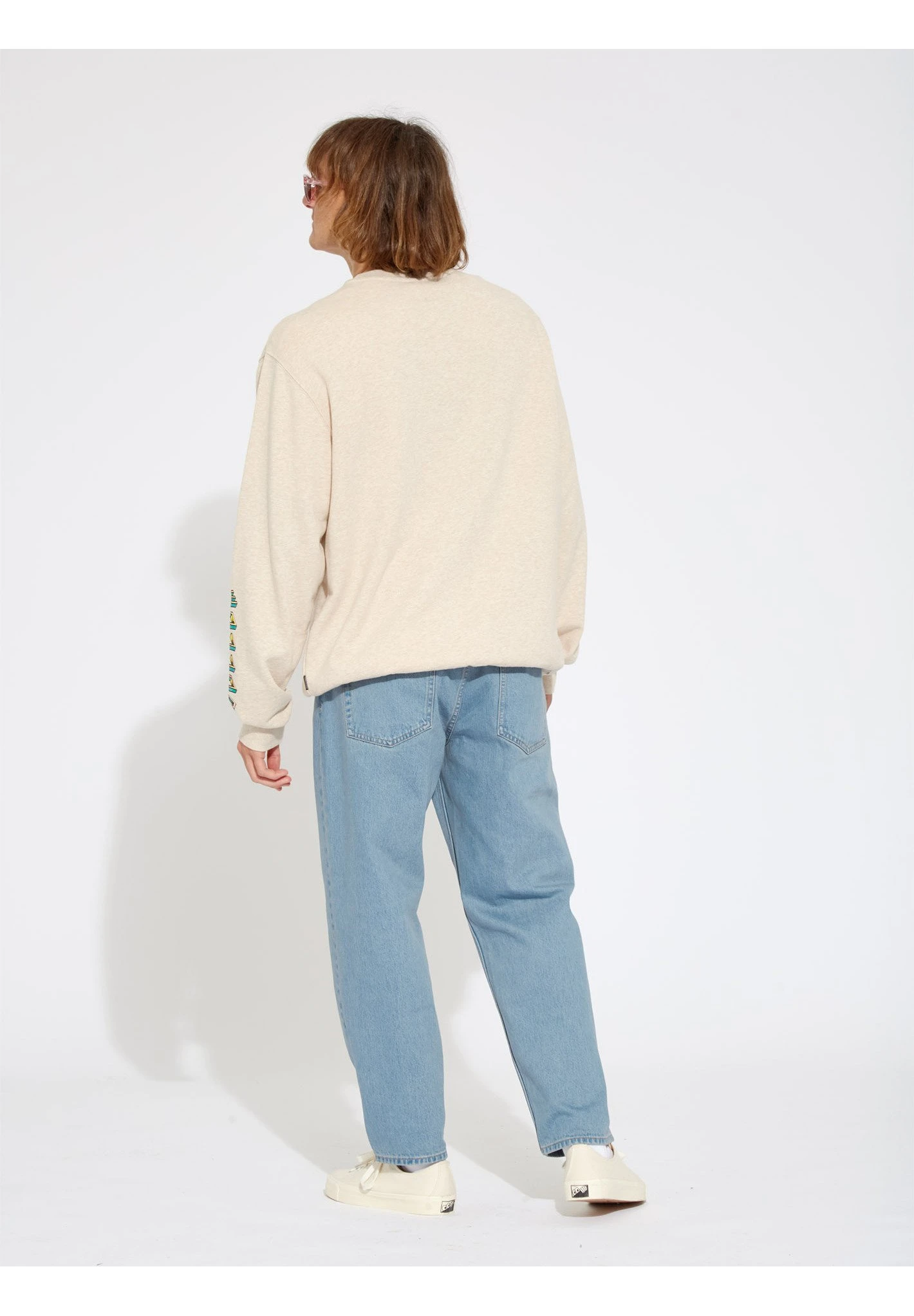 Volcom Fa Ed Merlin Murray Crew - Sweater - Whitecap Grey 6 Volcom Fa Ed Merlin Murray Crew - Sweater - Whitecap Grey - Afbeelding 4