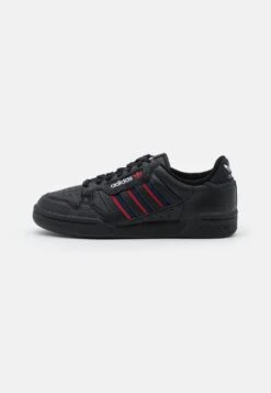 Adidas Originals Continental 80 Stripes Unisex - Sneakers Laag - Core Black/Collegiate Navy/Vivd Red
