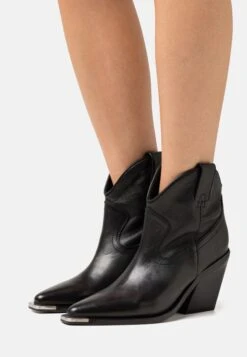 Bronx New Kole - Cowboy-/Bikerlaarsjes - Black