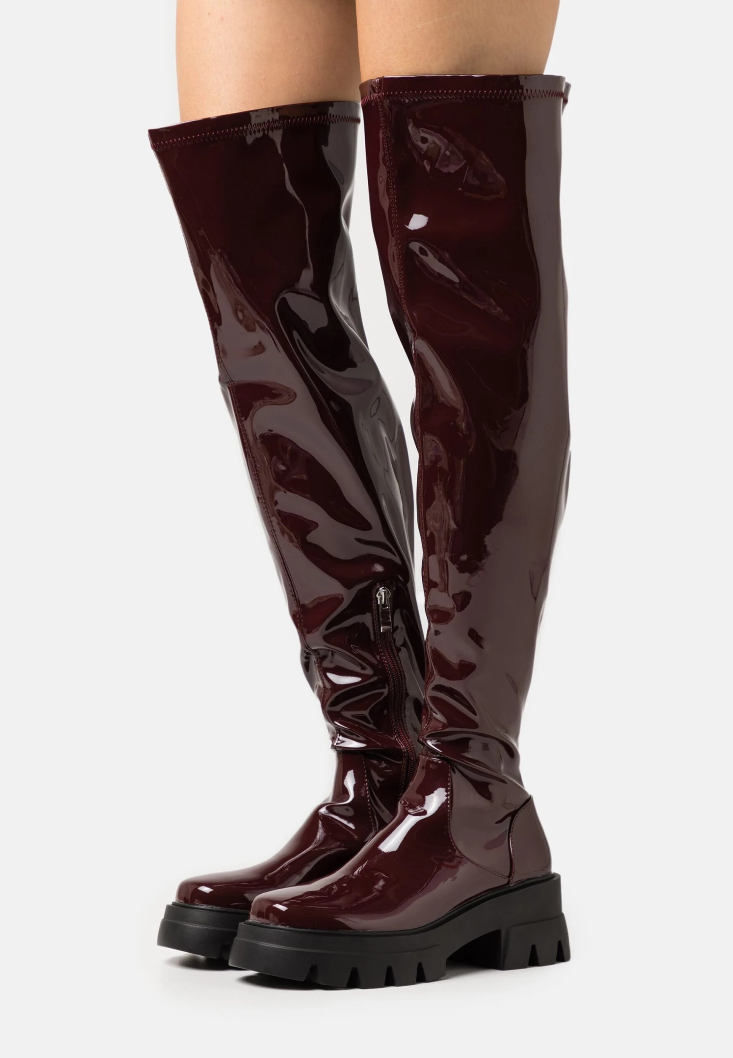 Raid Petunia - Overknee Laarzen - Burgundy 3 Raid Petunia - Overknee Laarzen - Burgundy