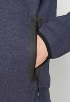 Nike Sportswear Hoodie - Sweater Met Rits - Obsidianheather/(Black) -Schoenen Winkel 3eab0aa18c1e446eabd7c75e9dd01664