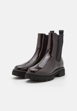 Enkellaarsjes Met Plateauzool - Brown -Schoenen Winkel 660acd12abfa4db89040c00933c9abb3