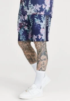 SikSilk Elevate Botanical Taped - Shorts - Navy