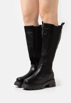 Wide Fit Violetta - Plateaulaarzen - Black