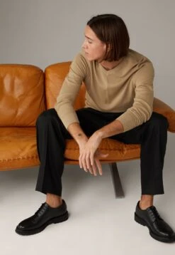 Strellson Longsleeve Vincent - Trui - Hellbeige -Schoenen Winkel 8e404f9030d74063adaacd70abca6ad5