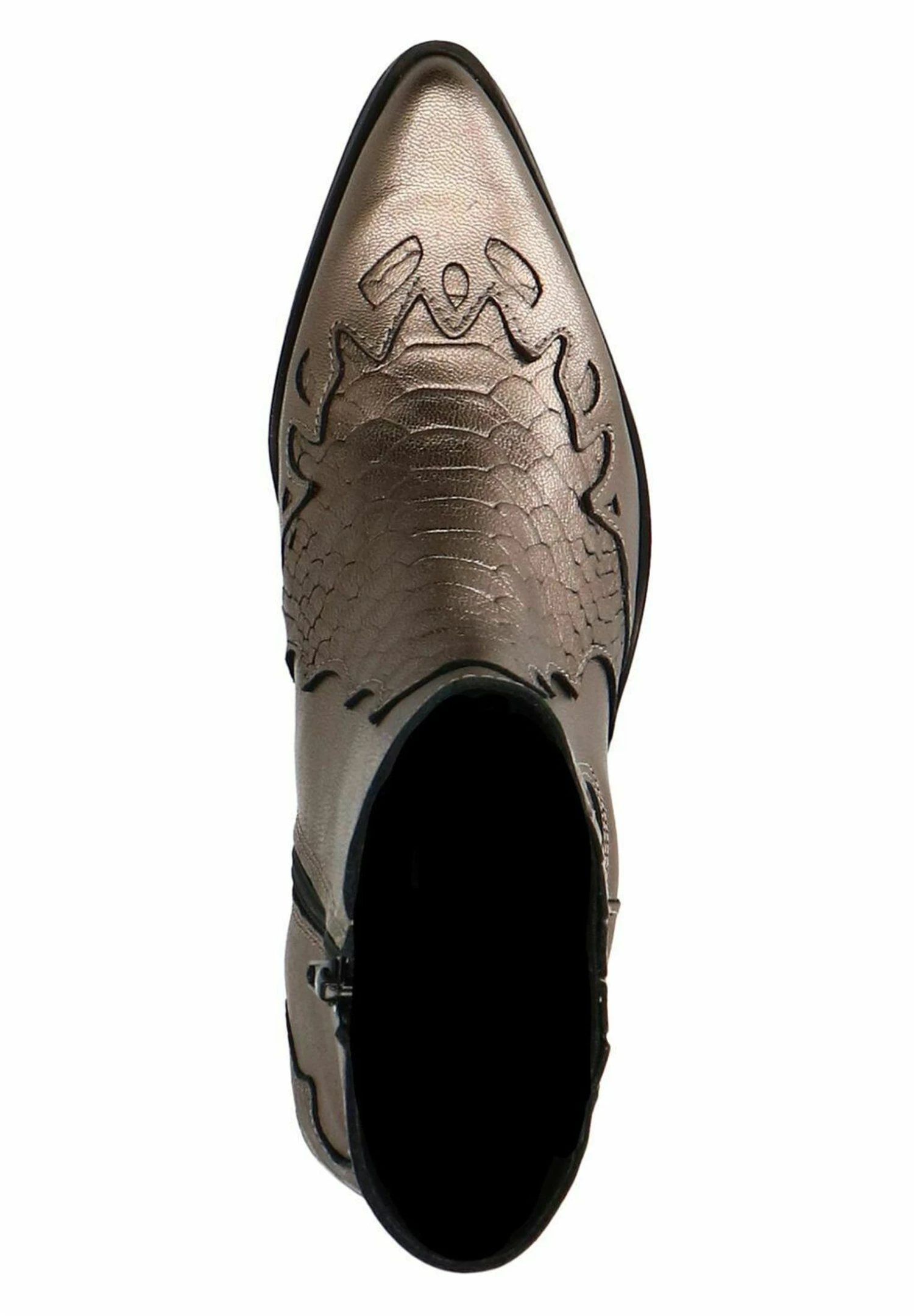 Western - Cowboy-/Bikerlaarsjes - Bronze 5 Western - Cowboy-/Bikerlaarsjes - Bronze - Afbeelding 3