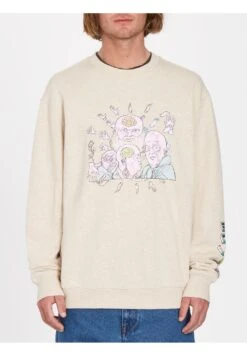 Volcom Fa Ed Merlin Murray Crew - Sweater - Whitecap Grey