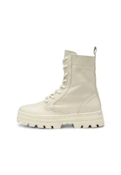 Marc O'Polo Enkellaarsjes Met Plateauzool - Offwhite