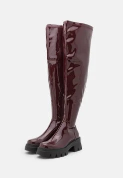 Raid Petunia - Overknee Laarzen - Burgundy 10 Raid Petunia - Overknee Laarzen - Burgundy -Schoenen Winkel c03705fd8ee3448cb3ac2d3def966fda