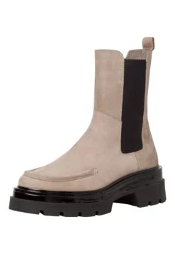 Tamaris Chelsea - Enkellaarsjes Met Plateauzool - Taupe Nubuc -Schoenen Winkel cce6b2e5ac9048dc8e48ab61d1832654