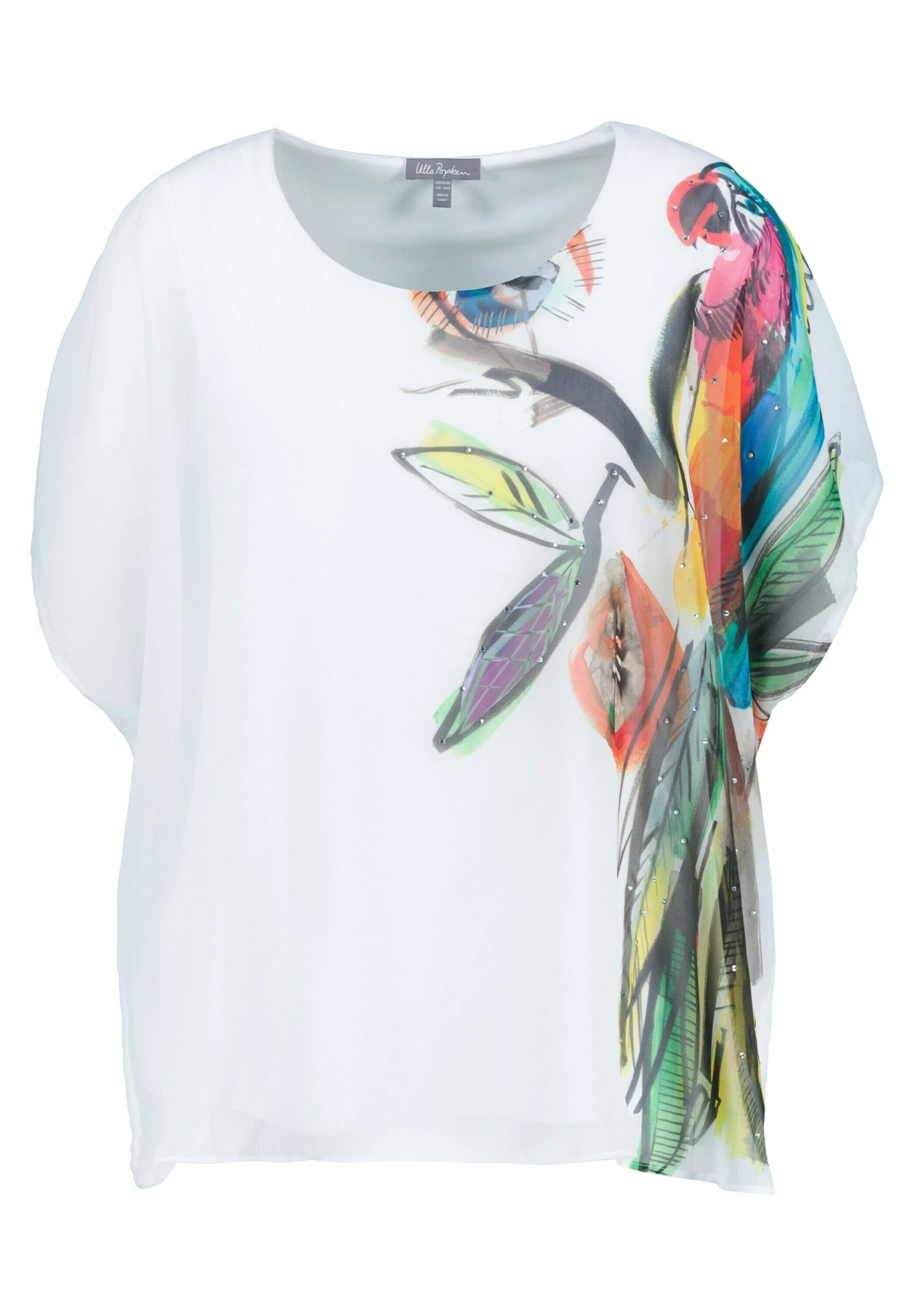 Ulla Popken Blouse - Schneeweiß 6 Ulla Popken Blouse - Schneeweiß - Afbeelding 4