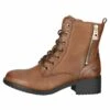 Mustang Veterboots - Cognac -Schoenen Winkel e26d3faa9aa04e3a94cf89260270b8d4
