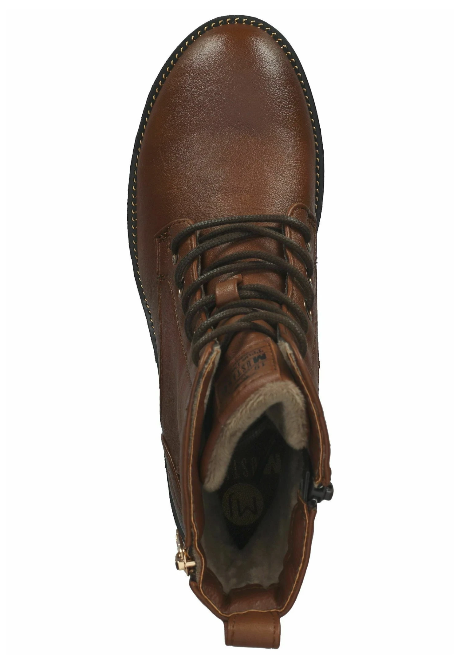 Mustang Veterboots - Cognac 4 Mustang Veterboots - Cognac - Afbeelding 2