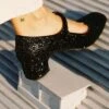 Dora - Bruidsschoenen - Black Glitter -Schoenen Winkel ee81e7d6c5474cfd8ec836bceb3c3d5d