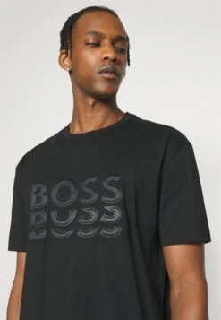 Boss Tee- T-Shirt Print - Black -Schoenen Winkel 1468db10852642bbbbd7cccddc80b90f