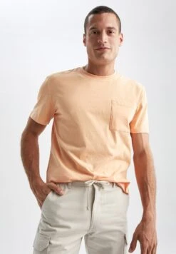 DeFacto New Regular Fit - T-Shirt Basic - Orange