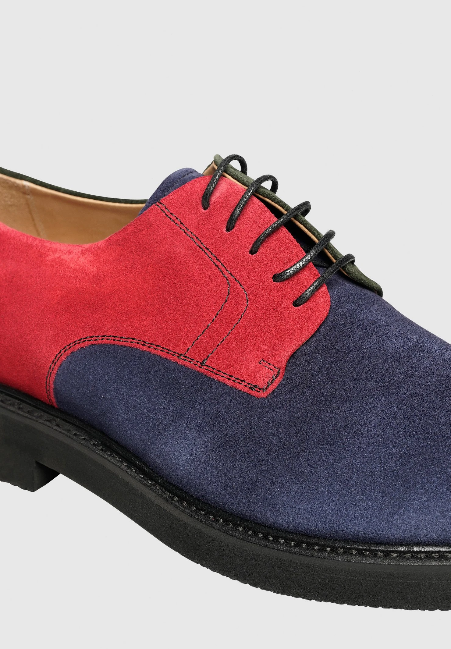 Veterschoenen - Grün/Blau/Braun/Rot 8 Veterschoenen - Grün/Blau/Braun/Rot - Afbeelding 6