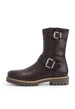 Silkeborg - Cowboy-/Bikerlaarzen - Dark Brown