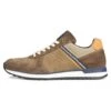 GAASTRA Kevan Nub - Sneakers Laag - Taupe /Orange -Schoenen Winkel a095497bdd614a64a4d6a3358ec37784