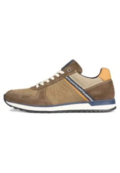 GAASTRA Kevan Nub - Sneakers Laag - Taupe /Orange