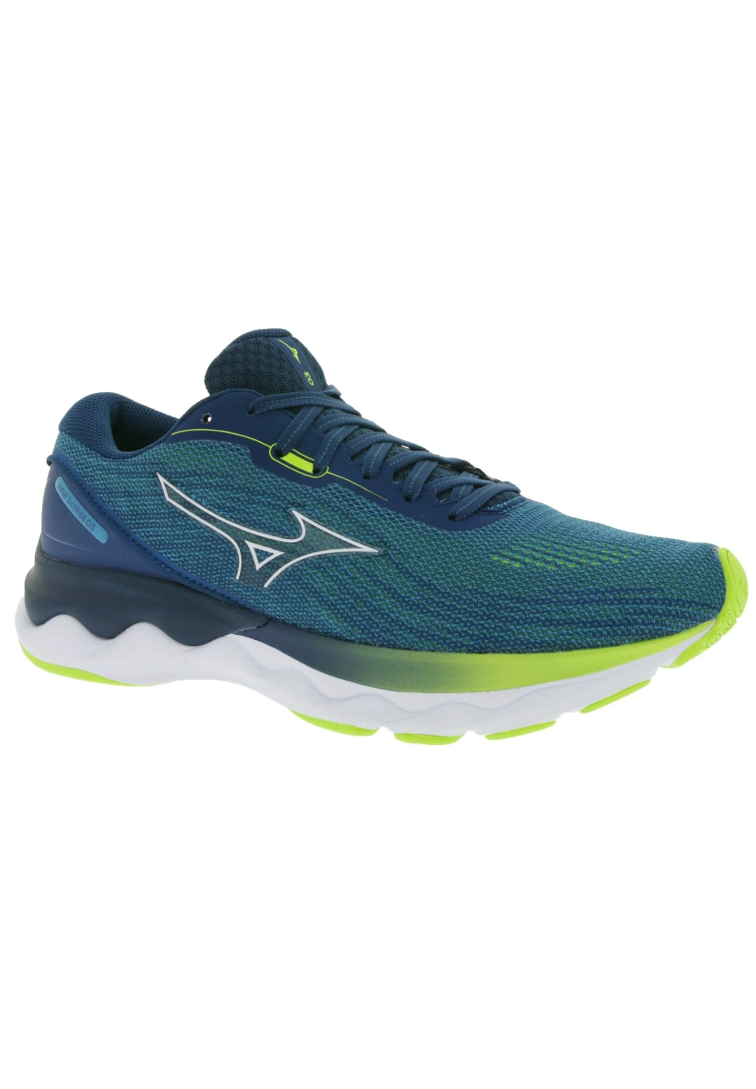 Mizuno Wave Skyrise 3 Herren Jogging-Hochfunktionale Lauf - Sneakers Laag - Blau 4 Mizuno Wave Skyrise 3 Herren Jogging-Hochfunktionale Lauf - Sneakers Laag - Blau - Afbeelding 2
