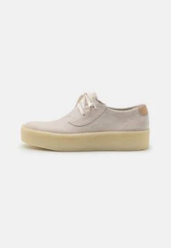 Clarks Originals Ashcott Cup - Sportieve Veterschoenen - Off White