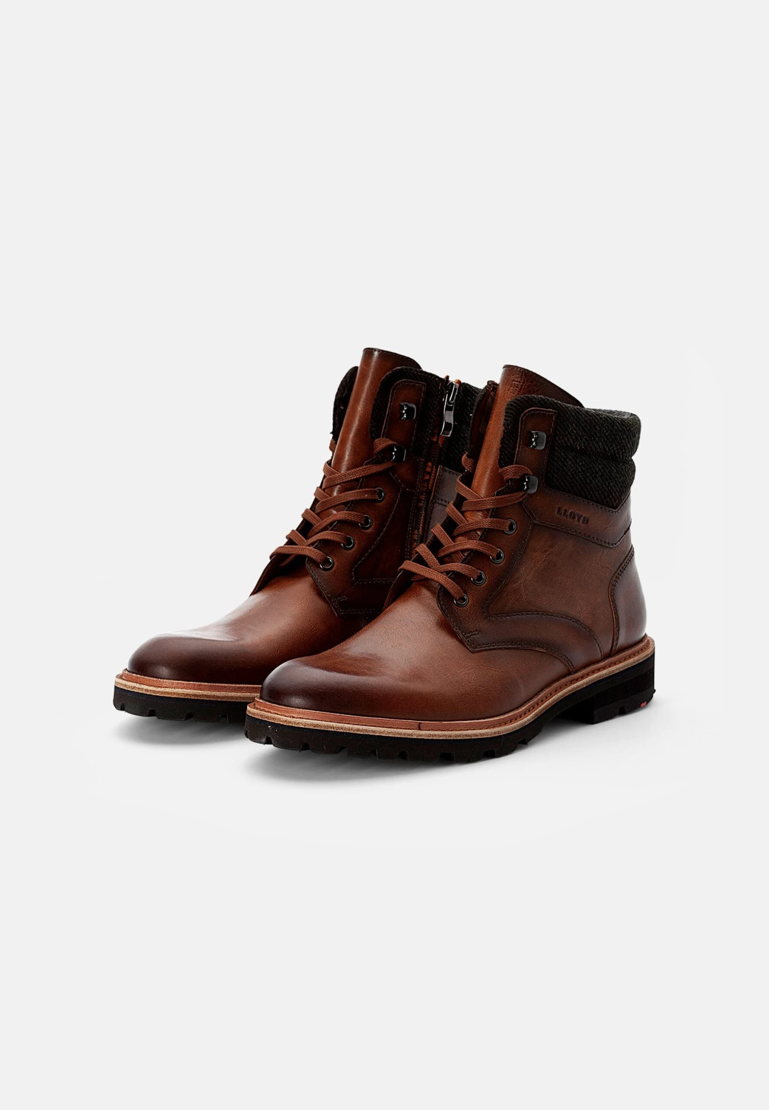 Lloyd Fernando - Veterboots - Cognac/Anthrazit 4 Lloyd Fernando - Veterboots - Cognac/Anthrazit - Afbeelding 2