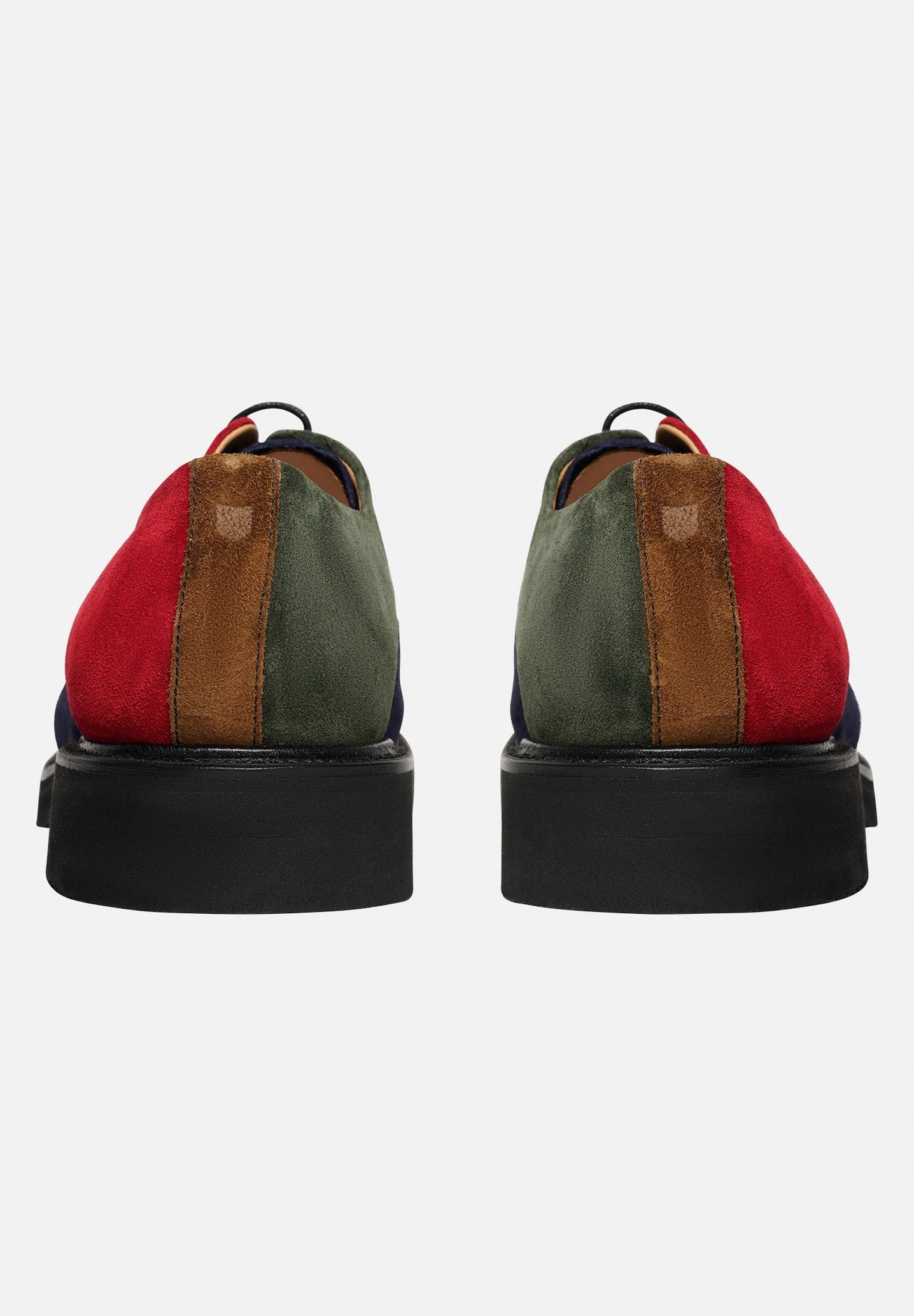 Veterschoenen - Grün/Blau/Braun/Rot 6 Veterschoenen - Grün/Blau/Braun/Rot - Afbeelding 4